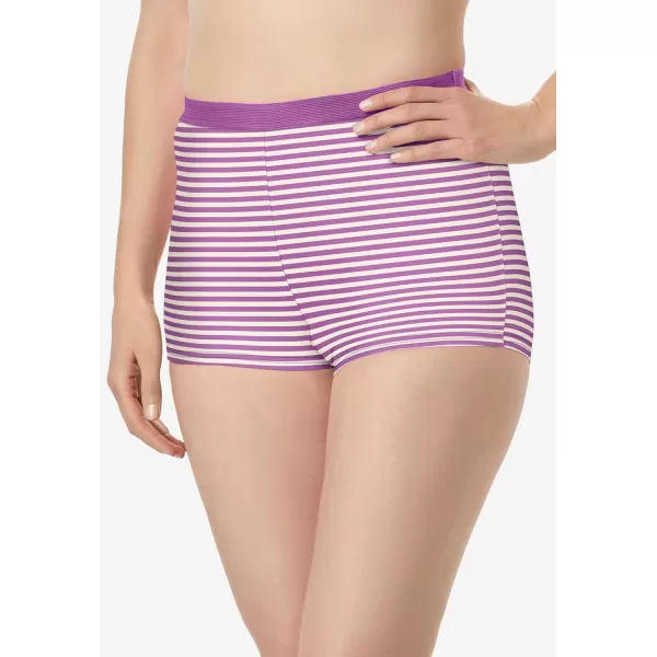 Comfort Choice Women's Plus Size Boyshort 3-Pack Underwear