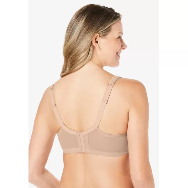 Comfort Choice Women's Plus Size Exclusive Patented Sidewire Bra