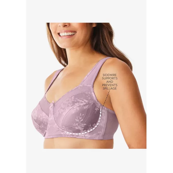 Comfort Choice Women's Plus Size Exclusive Patented Sidewire Bra