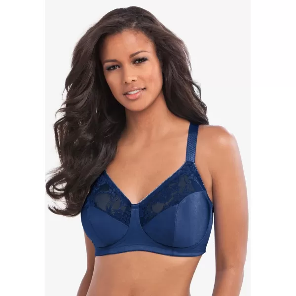 Comfort Choice Women's Plus Size Full Coverage Wireless Back Smoothing Bra