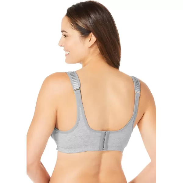 Comfort Choice Women's Plus Size Out Wire Bra