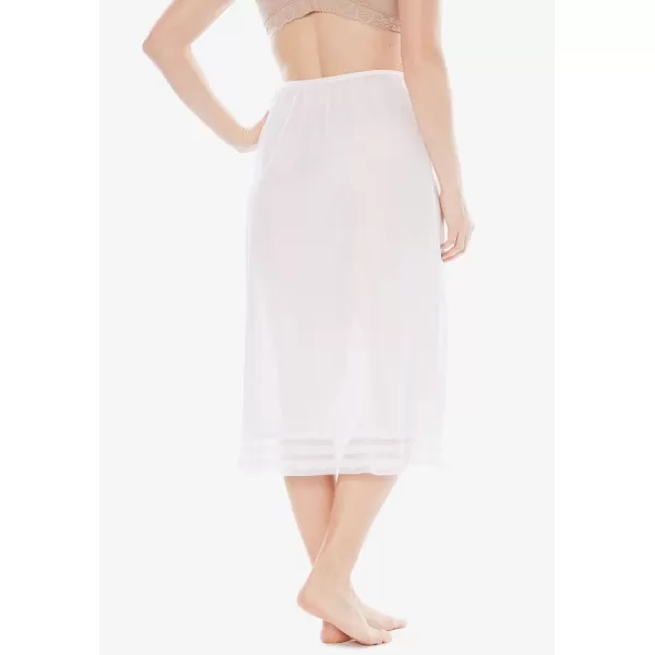 Comfort Choice Women's Plus Size Snip-To-Fit Half Slip