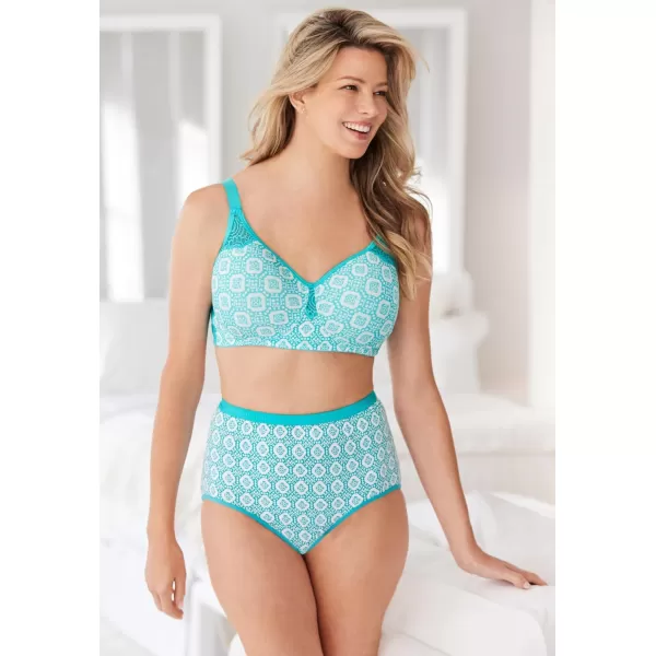 Comfort Choice Women's Plus Size Stay-Cool Wireless T-Shirt Bra