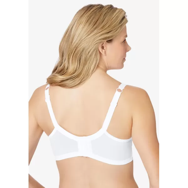 Comfort Choice Women's Plus Size Stay-Cool Wireless T-Shirt Bra