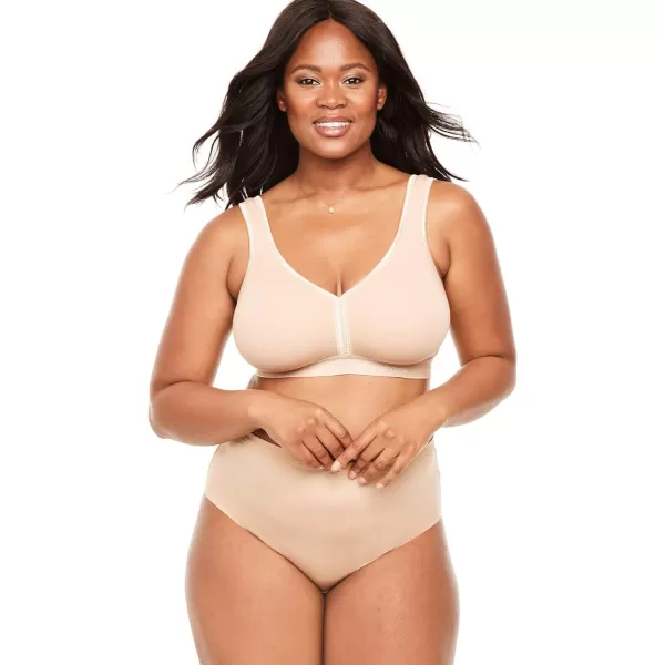 Comfort Choice Women's Plus Size Wireless T-Shirt Bra