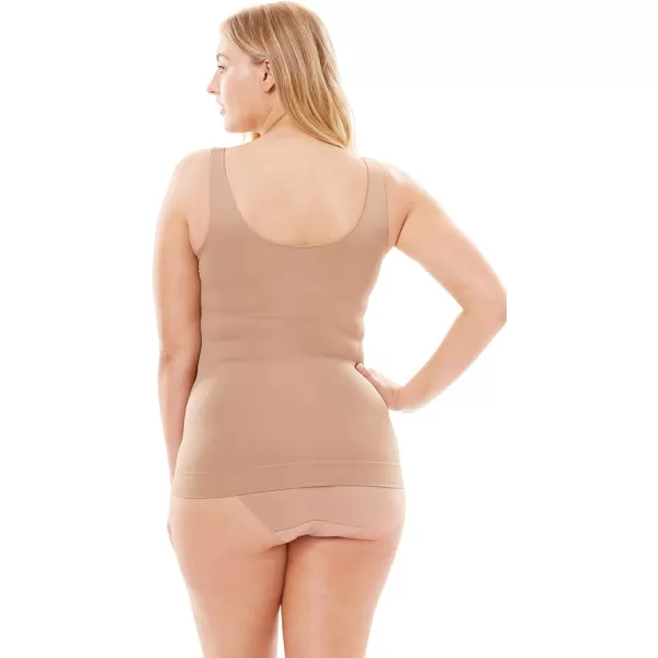 Women's Plus Size Instant Shaper Medium Control Seamless Shaping Cami Shapewear