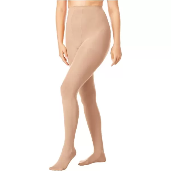Comfort Choice Women's Plus Size 2-Pack Opaque Tights