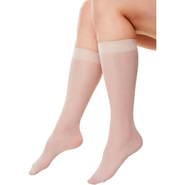 Comfort Choice Women's Plus Size 3-Pack Knee-High Compression Socks