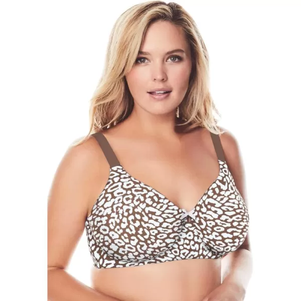 Comfort Choice Women's Plus Size Back-Smoothing Wireless T-Shirt Bra