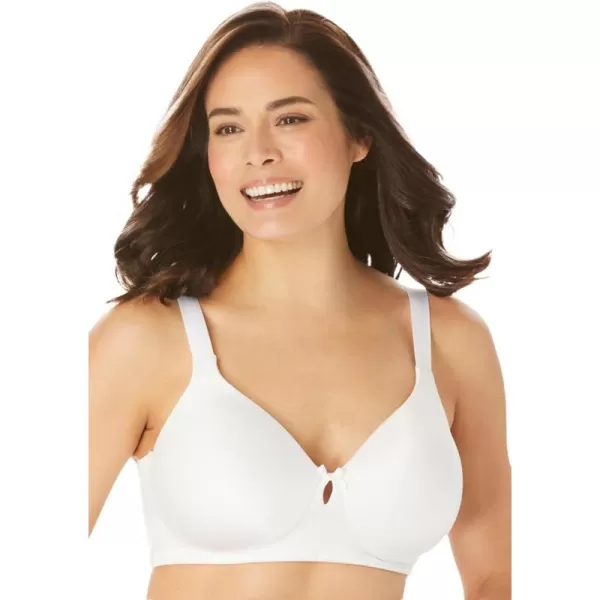 Comfort Choice Women's Plus Size Back-Smoothing Wireless T-Shirt Bra