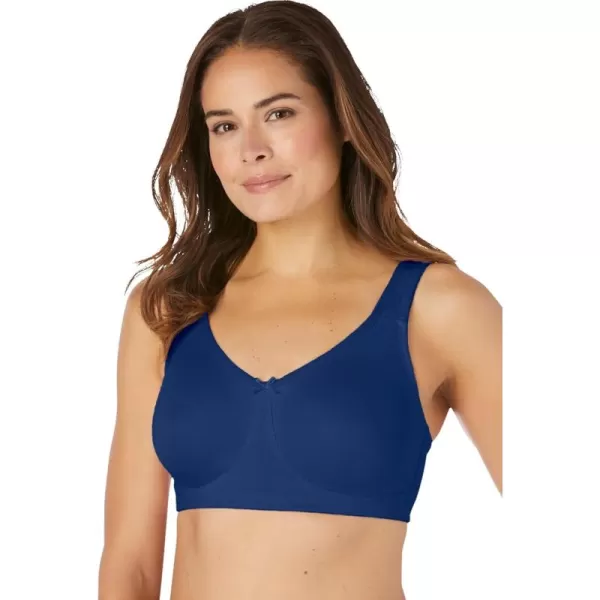 Comfort Choice Women's Plus Size Breathe Wirefree T-Shirt Bra