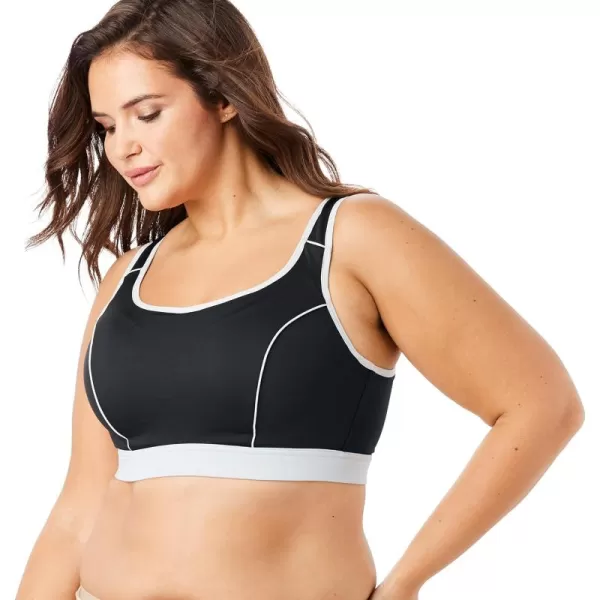 Comfort Choice Women's Plus Size High-Impact Underwire Sport Bra