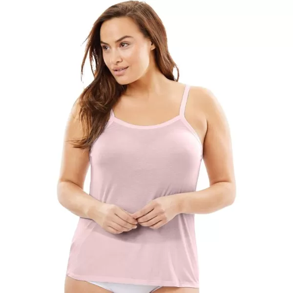 Comfort Choice Women's Plus Size Modal Cami Full Slip