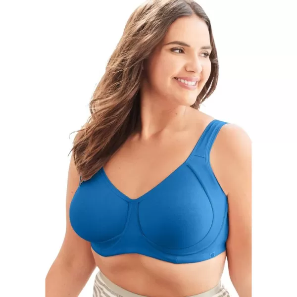 Comfort Choice Women's Plus Size Out Wire Bra