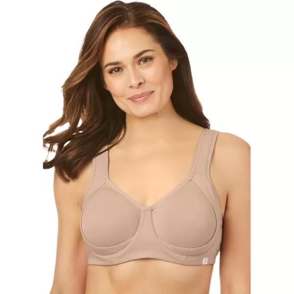 Comfort Choice Women's Plus Size Out Wire Bra