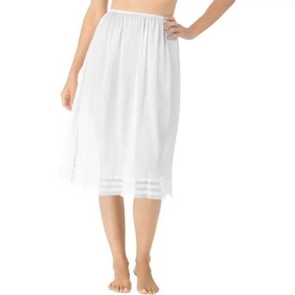 Comfort Choice Women's Plus Size Snip-To-Fit Half Slip