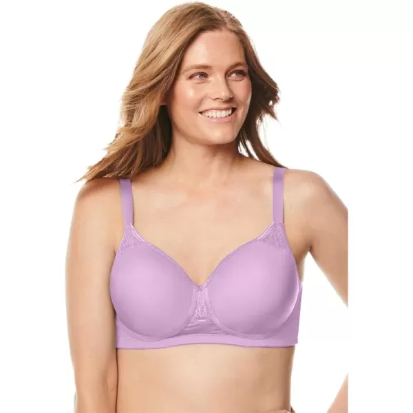 Comfort Choice Women's Plus Size Stay-Cool Wireless T-Shirt Bra