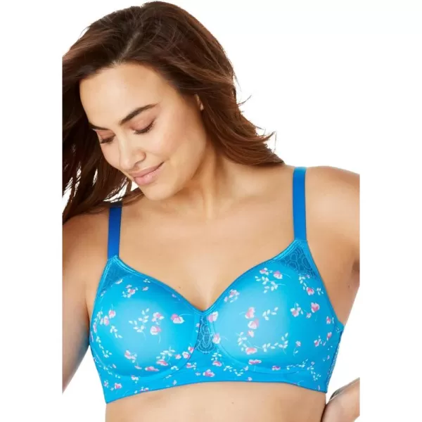 Comfort Choice Women's Plus Size Stay-Cool Wireless T-Shirt Bra