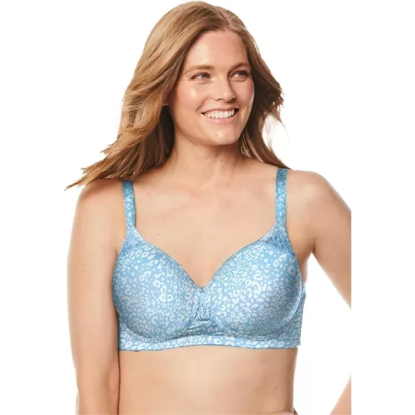 Comfort Choice Women's Plus Size Stay-Cool Wireless T-Shirt Bra