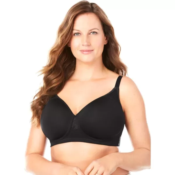 Comfort Choice Women's Plus Size Stay-Cool Wireless T-Shirt Bra