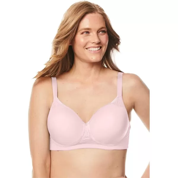 Comfort Choice Women's Plus Size Stay-Cool Wireless T-Shirt Bra