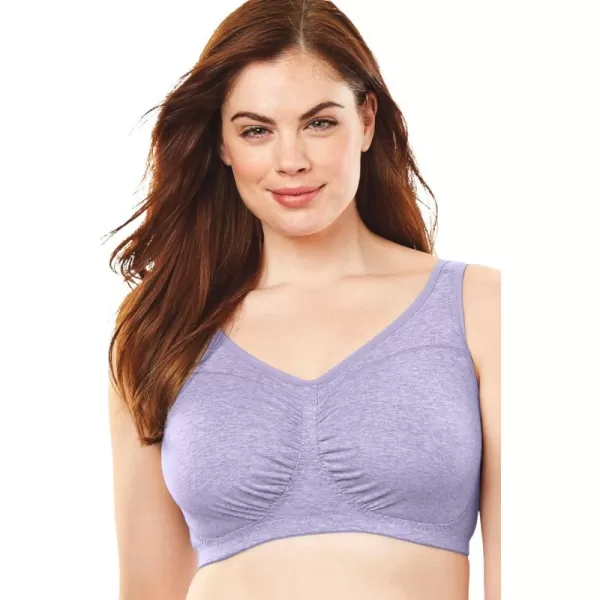 Comfort Choice Women's Plus Size Wireless Leisure Bra
