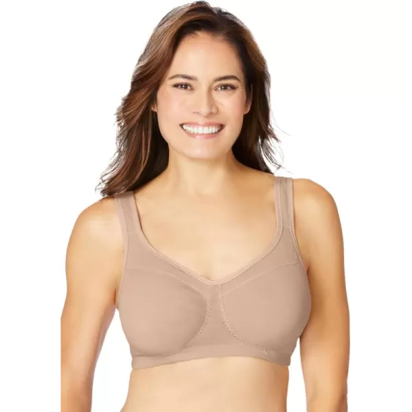 Comfort Choice Women's Plus Size Wireless Leisure Bra