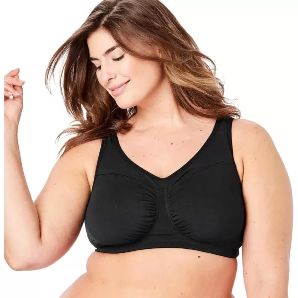 Comfort Choice Women's Plus Size Wireless Leisure Bra