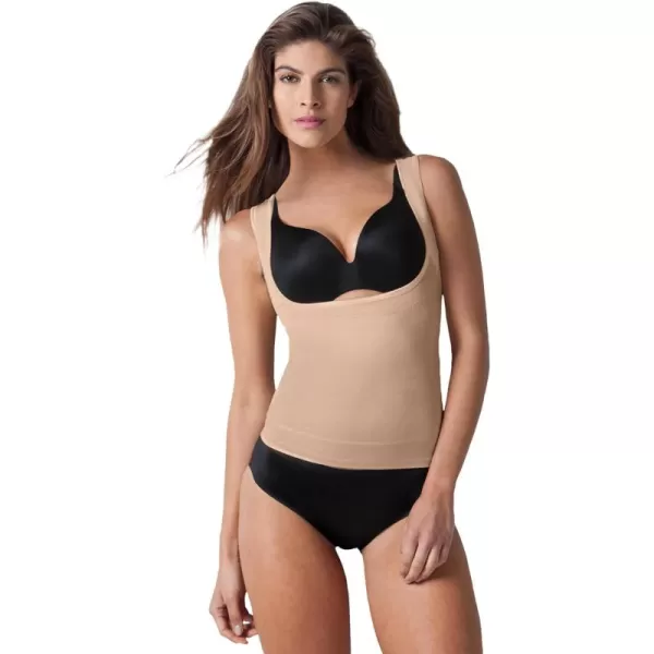 Women's Plus Size Power Shaper Firm Control Wear-Your-Own-Bra Shaper Tank Body Shaper