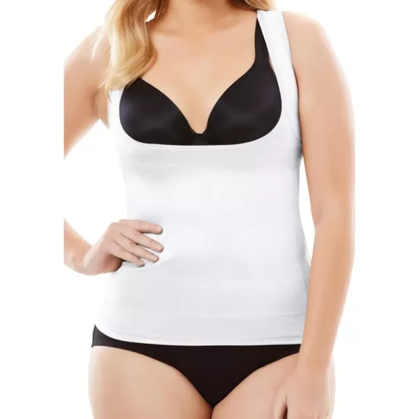 Women's Plus Size Power Shaper Firm Control Wear-Your-Own-Bra Shaper Tank Body Shaper