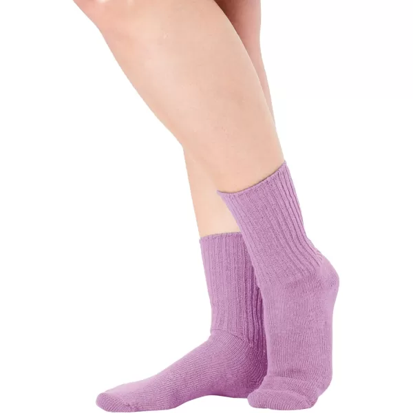 Comfort Choice Womens Plus Size 6Pack Rib Knit Socks TightsBasic Pack