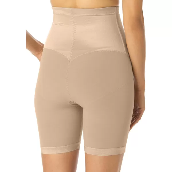Womens Plus Size Power Shaper Firm Control Long Leg Shaper Body ShaperBlack