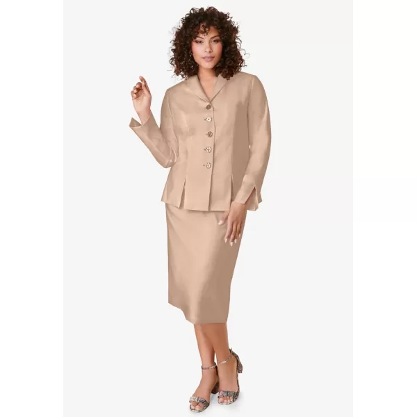 Womens Plus Size Power Shaper Firm Control Long Leg Shaper Body ShaperNude