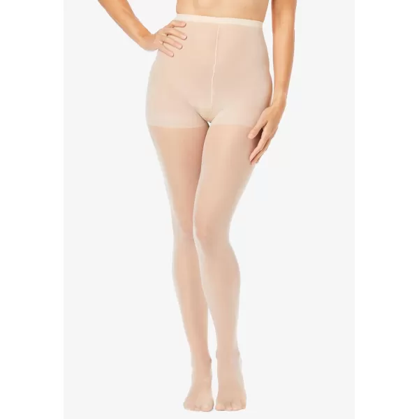 Catherines Womens Plus Size Daysheer PantyhoseLinen