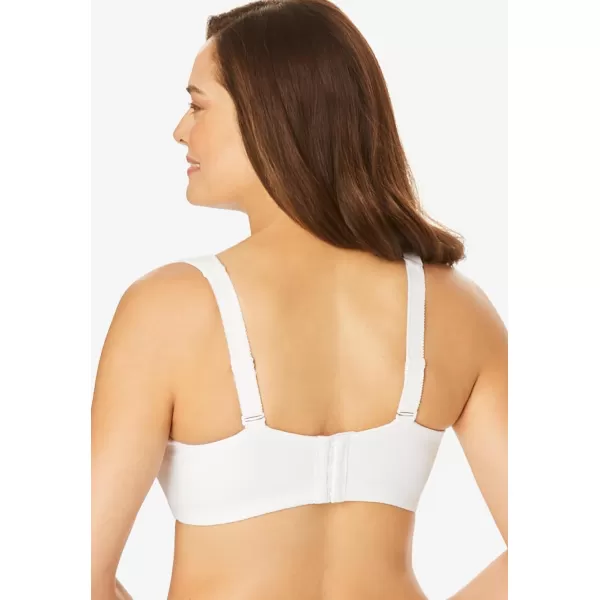 Comfort Choice Womens Plus Size Petal Boost Underwire BraShell Pink