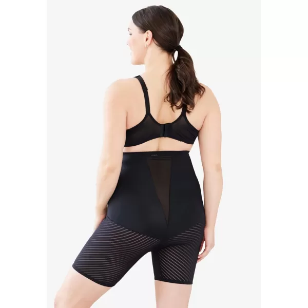 Womens Plus Size Shadow Shaper Long Leg ShaperBlack