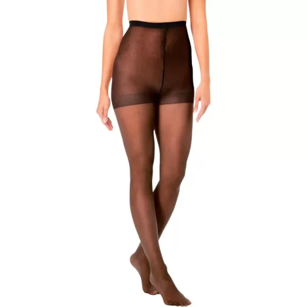 Catherines Womens Plus Size Daysheer PantyhoseBlack