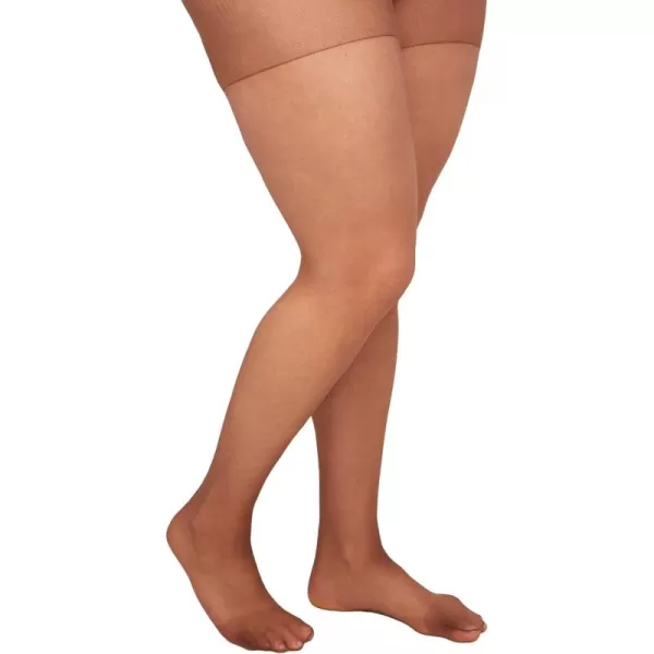 Catherines Womens Plus Size Daysheer PantyhoseCoffee