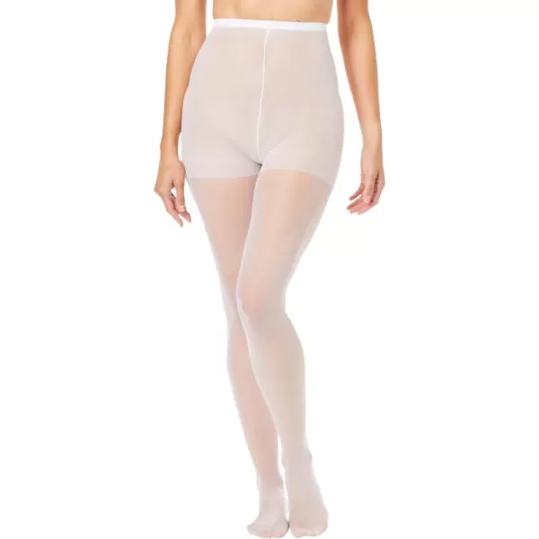 Catherines Womens Plus Size Daysheer PantyhoseWhite