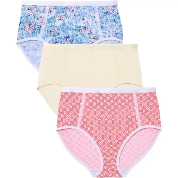 Catherines Womens Plus Size Microfiber Panty 3PackSweet Coral Eyelet Pack