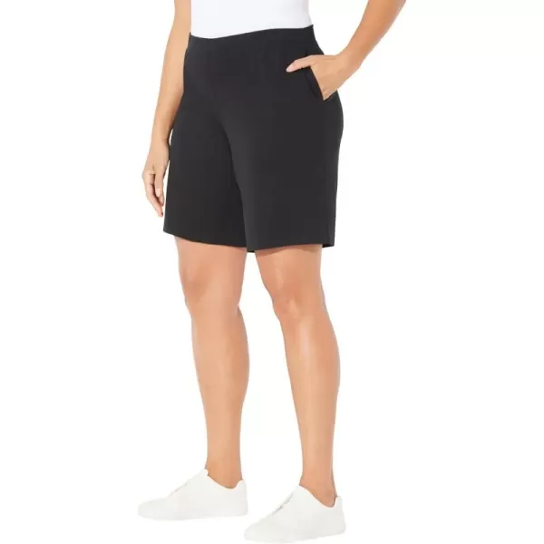 Catherines Womens Plus Size Suprema ShortBlack