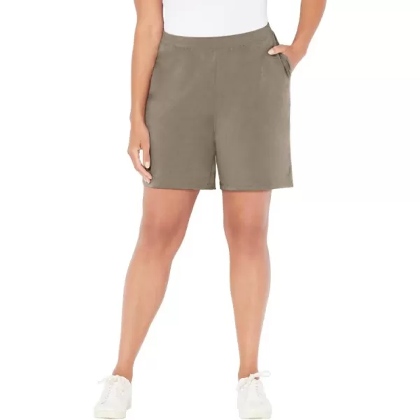 Catherines Womens Plus Size Suprema ShortCappuccino