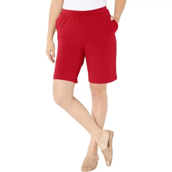 Catherines Womens Plus Size Suprema ShortClassic Red