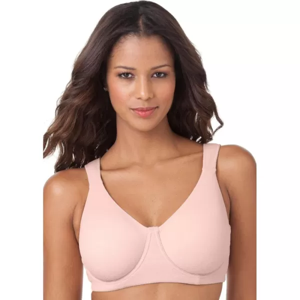 Comfort Choice Womens Plus Size Petal Boost Underwire BraNude