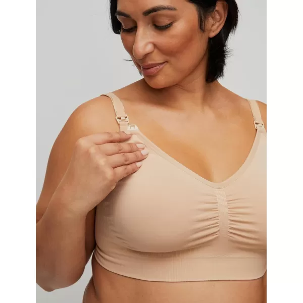 Motherhood Maternity Women’s Seamless Clip Down Nursing Bra Machine Washable Sizes S–3X Available in 1 &amp; 2 Packs
