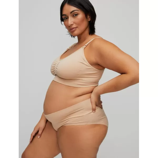 Motherhood Maternity Women’s Seamless Clip Down Nursing Bra Machine Washable Sizes S–3X Available in 1 &amp; 2 Packs