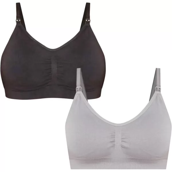 Motherhood Maternity Women’s Seamless Clip Down Nursing Bra Machine Washable Sizes S–3X Available in 1 &amp; 2 Packs