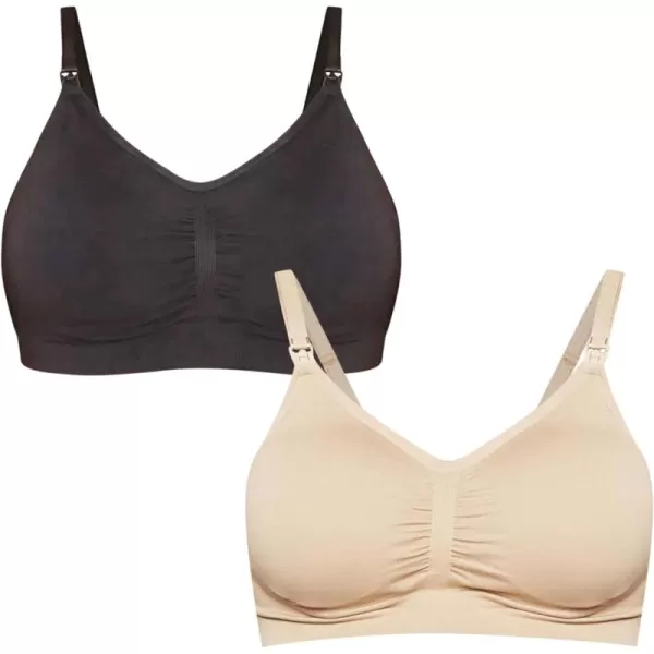 Motherhood Maternity Women’s Seamless Clip Down Nursing Bra Machine Washable Sizes S–3X Available in 1 &amp; 2 Packs