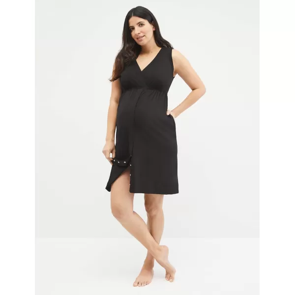 Motherhood Maternity Women's 3 in 1 Labor, Delivery, and Nursing Gown