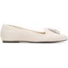 imageHush Puppies Womens Sadie Tassel Slipon Loafer FlatEggnog Cobra Leather